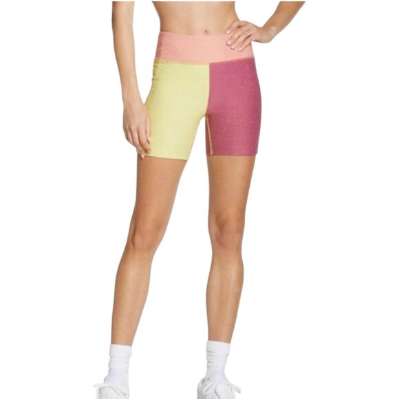 NWT Outdoor Voices Warmup 5" Colorblock Biker Shorts Workout Women's XXL - Picture 1 of 7